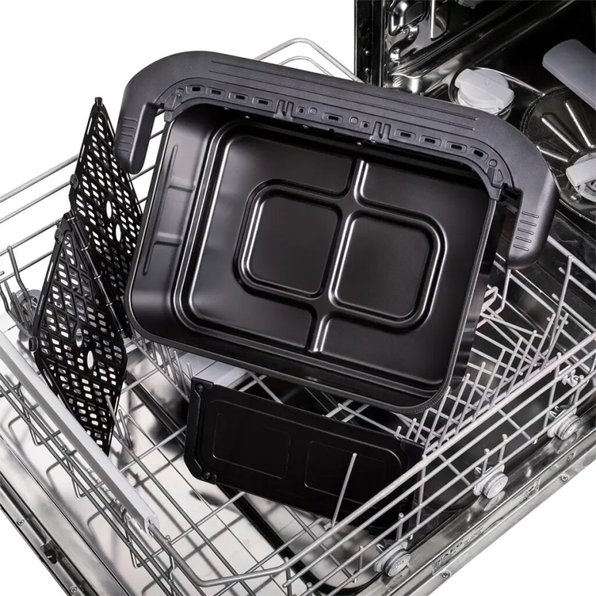 TESLA Electronics AirCook - Multifunktionale duale digitale Heißluftfritteuse 10 l 2400W/230V