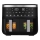 TESLA Electronics AirCook - Multifunktionale digitale Dual-Heißluftfritteuse 7,6 l 2850W/230V