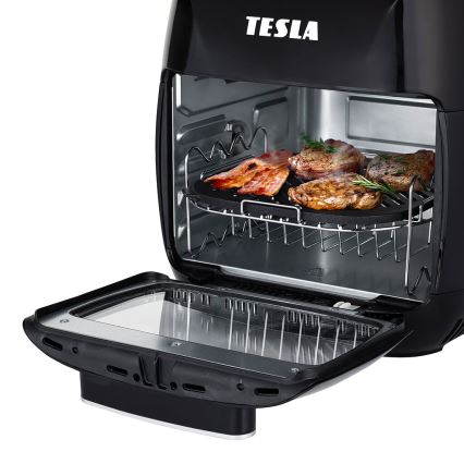 TESLA Electronics AirCook - Multifunktionale digitale Heißluftfritteuse 11 l 2000W/230V