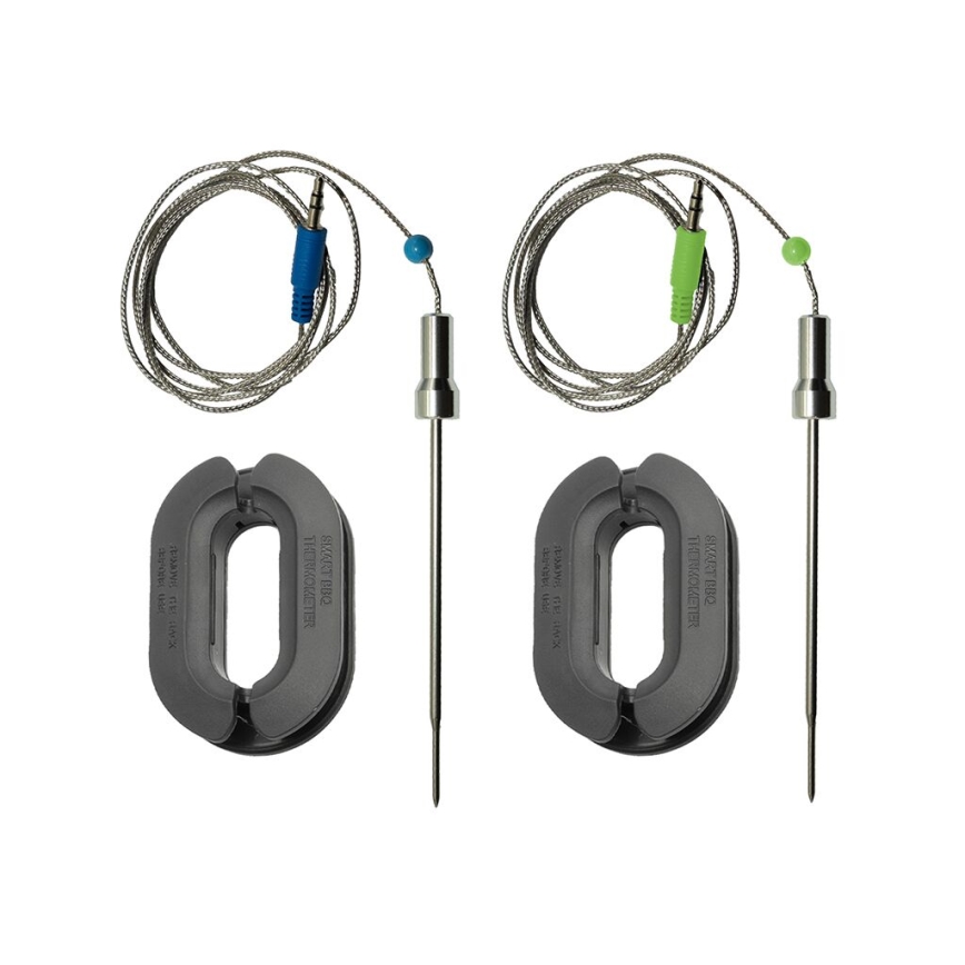 TESLA Electronics Cook - Digitales Fleischthermometer mit Sonde 0-400 °C, 2xAA, IP65