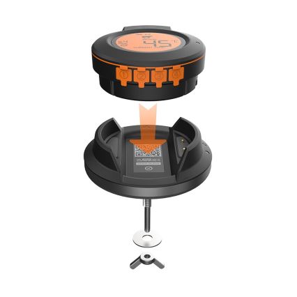 TESLA Electronics Cook - Digitales Fleischthermometer mit Sonde 0-400 °C, 2xAA, IP65