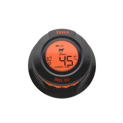 TESLA Electronics Cook - Digitales Fleischthermometer mit Sonde 0-400 °C, 2xAA, IP65