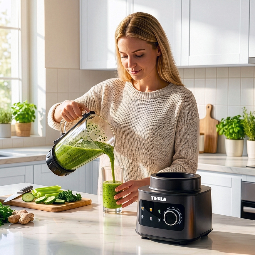 TESLA Electronics CrunchX - Standmixer 1500W/230V schwarz