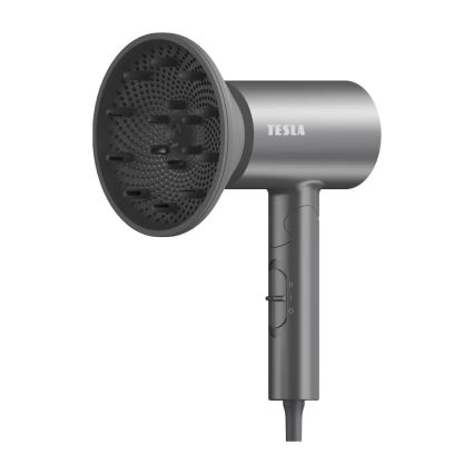 TESLA Electronics MyCare - Zusammenklappbarer Haartrockner 1800W/230V grau