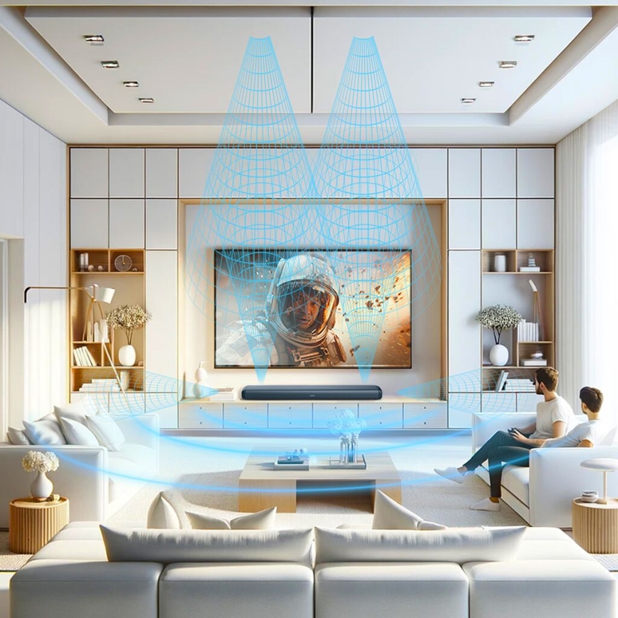 TESLA Electronics PrimeSound - Dolby Atmos Soundbar 2.1 230W/230V + Fernbedienung