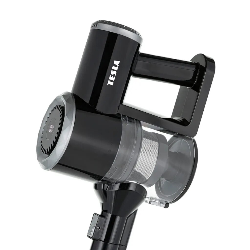 TESLA Electronics PureStar - Flexibler kabelloser Stabstaubsauger 2-in-1 150W/2200 mAh schwarz