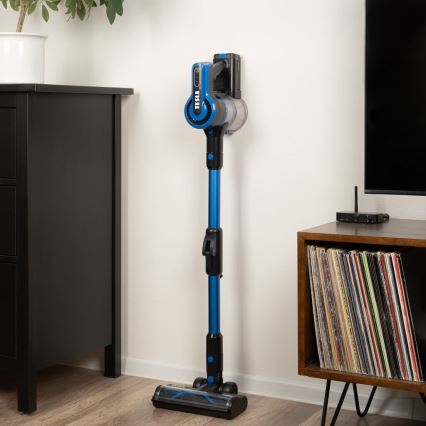 TESLA Electronics PureStar - Flexibler kabelloser Stabstaubsauger 3in1 300W/2200 mAh schwarz/blau