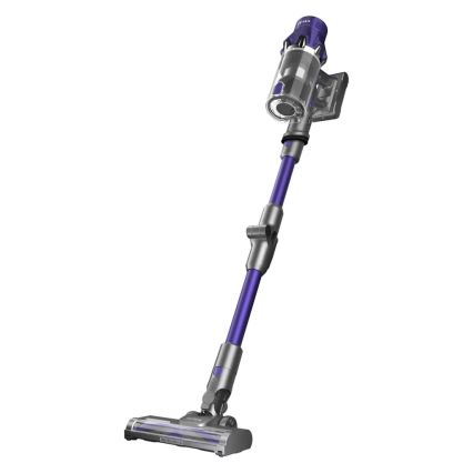 TESLA Electronics PureStar - Flexibler kabelloser Stabstaubsauger 2in1 250W/2200 mAh grau/lila