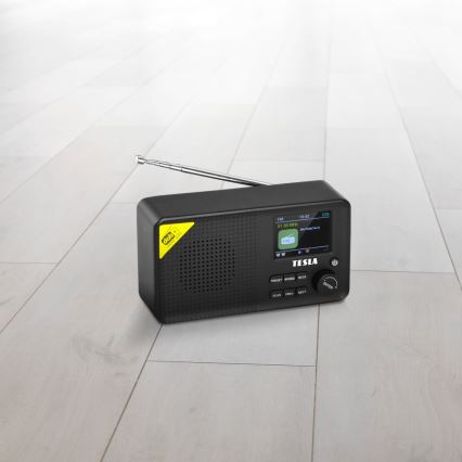 TESLA Electronics - Radio DAB + FM 5W/1800 mAh schwarz