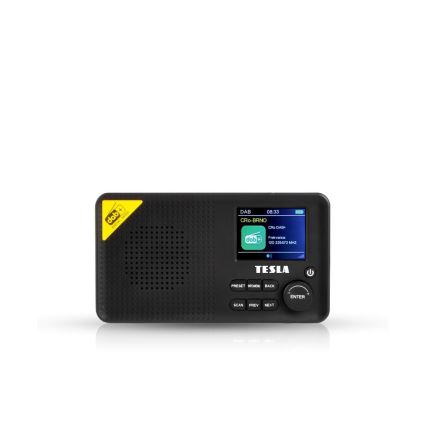 TESLA Electronics - Radio DAB + FM 5W/1800 mAh schwarz