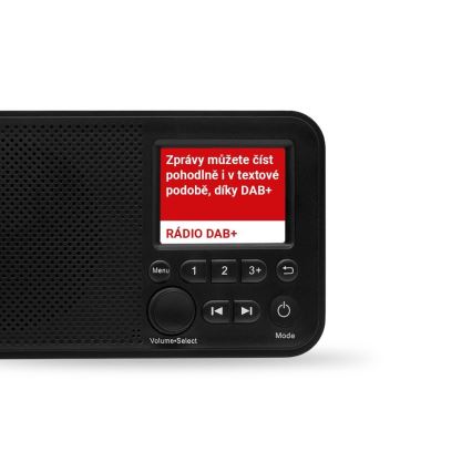 TESLA Electronics - Radio DAB + FM 5W/1800 mAh schwarz