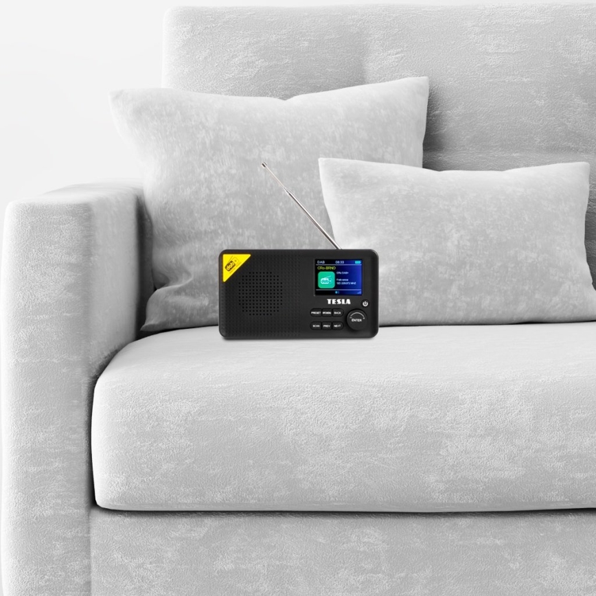 TESLA Electronics - Radio DAB+ FM 5W/4000 mAh schwarz