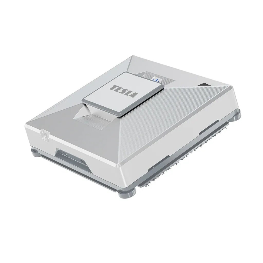 TESLA Electronics RoboStar - Intelligenter Fensterreiniger mit Wassersprühfunktion 72W/230V/650 mAh Wi-Fi + Fernbedienung