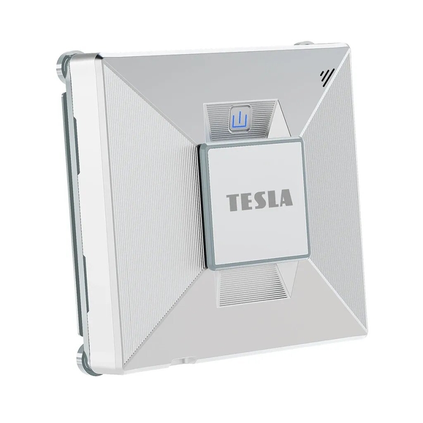 TESLA Electronics RoboStar - Intelligenter Fensterreiniger mit Wassersprühfunktion 72W/230V/650 mAh Wi-Fi + Fernbedienung