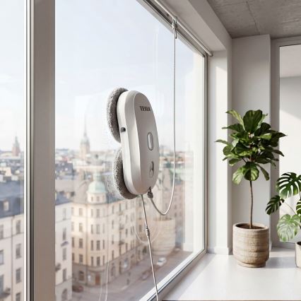 TESLA Electronics RoboStar - Fensterreiniger mit Sprühfunktion 72W/230V/500 mAh + Fernbedienung