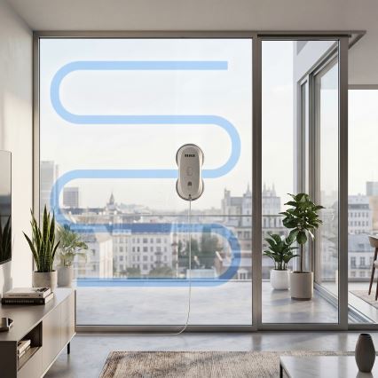 TESLA Electronics RoboStar - Fensterreiniger mit Sprühfunktion 72W/230V/500 mAh + Fernbedienung