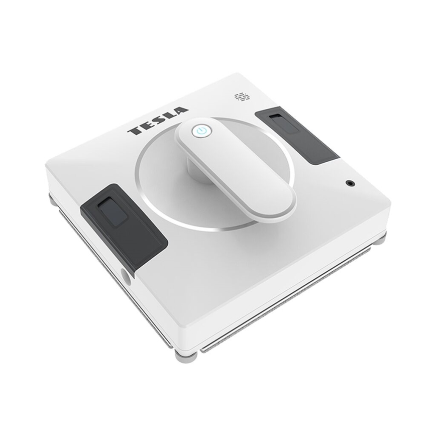 TESLA Electronics RoboStar - Smart-Fensterreiniger mit Dual-Wasserstrahl 72W/230V/500 mAh Wi-Fi + Fernbedienung