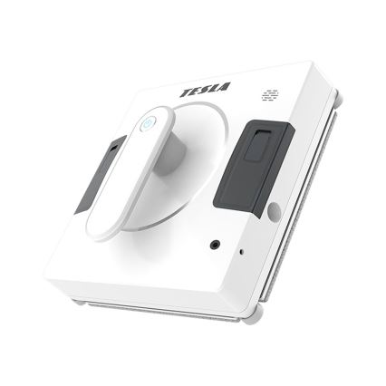 TESLA Electronics RoboStar - Smart-Fensterreiniger mit Dual-Wasserstrahl 72W/230V/500 mAh Wi-Fi + Fernbedienung