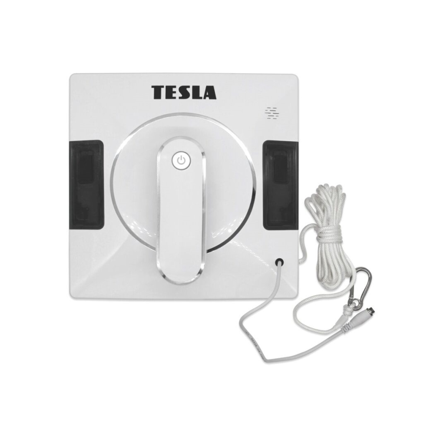 TESLA Electronics RoboStar - Smart-Fensterreiniger mit Dual-Wasserstrahl 72W/230V/500 mAh Wi-Fi + Fernbedienung