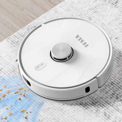 TESLA Electronics RoboStar - Intelligenter 2-in-1 Saugroboter 2600 mAh Wi-Fi Weiß