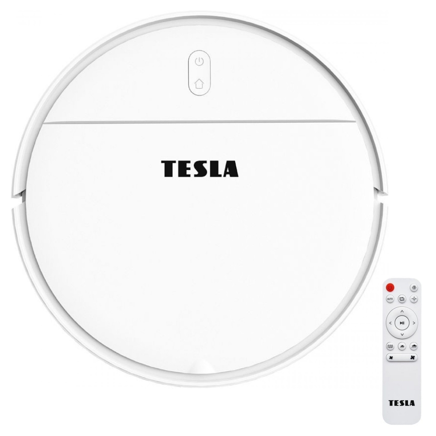 TESLA Electronics RoboStar - Intelligenter Staubsaugerroboter 2-in-1 2500 mAh Wi-Fi Tuya weiß + Fernbedienung