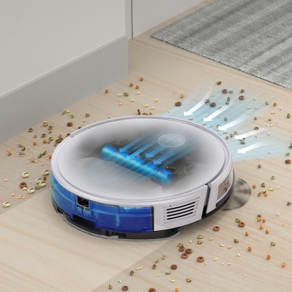 TESLA Electronics RoboStar - Smart-Staubsaugerroboter 2-in-1 2600 mAh Wi-Fi weiß + Fernbedienung