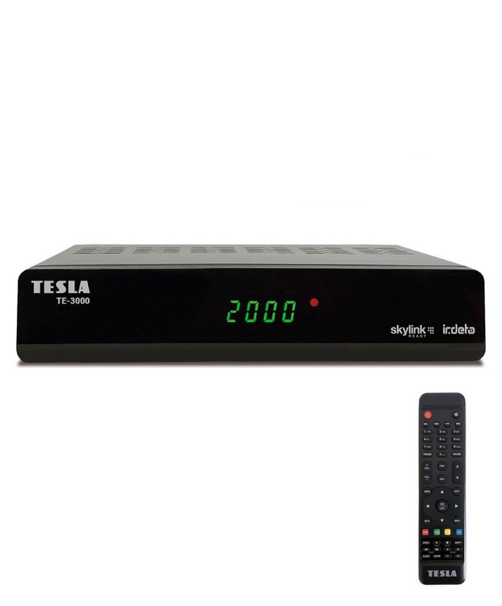 TESLA Electronics - Satelliten-Receiver 2xAAA + Fernbedienung