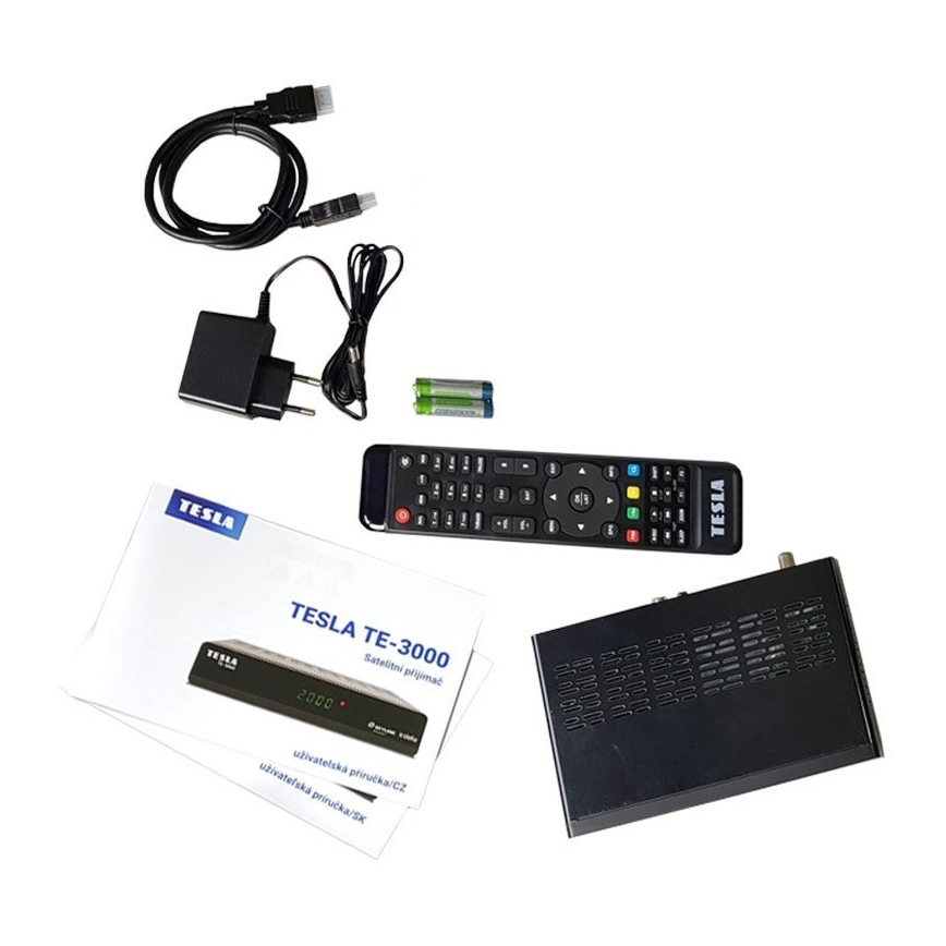 TESLA Electronics - Satellitenempfänger 2xAAA + Fernbedienung