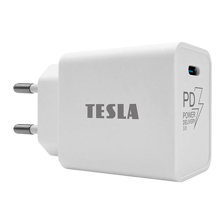 TESLA Electronics - Schnellladeadapter Power Delivery 20W weiß