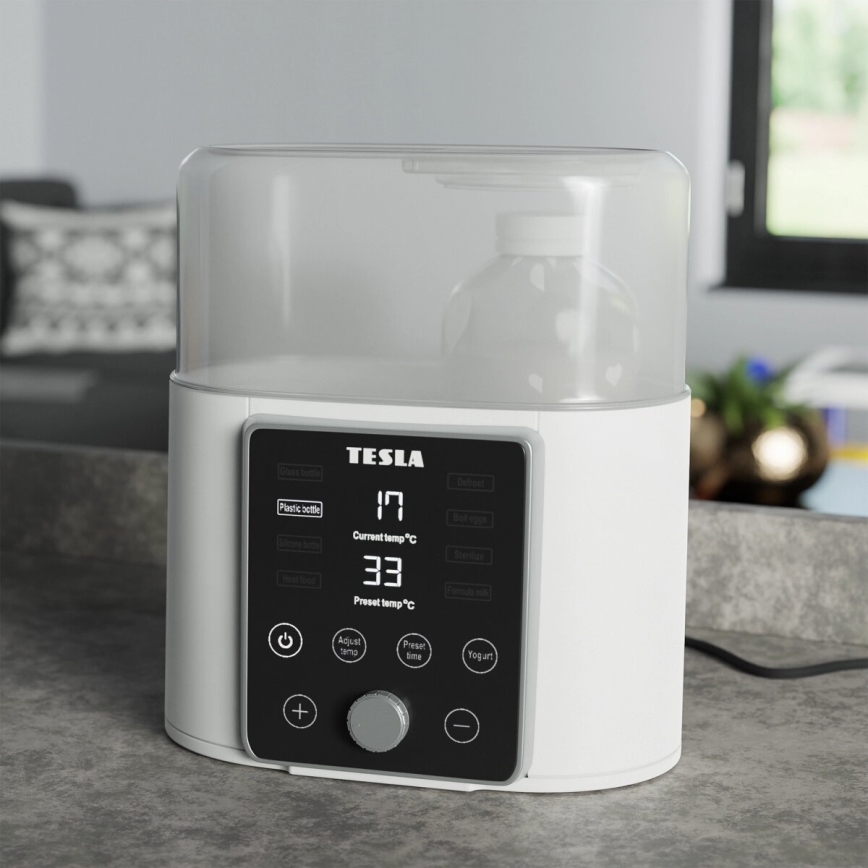 TESLA Smart - Flaschen- und Babynahrungswärmer und Sterilisator 200W/230V