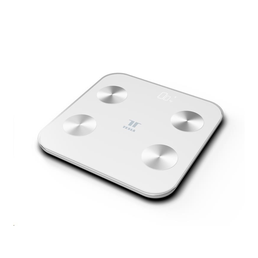 TESLA Smart - Intelligente Personenwaage Wi-Fi 3xAAA
