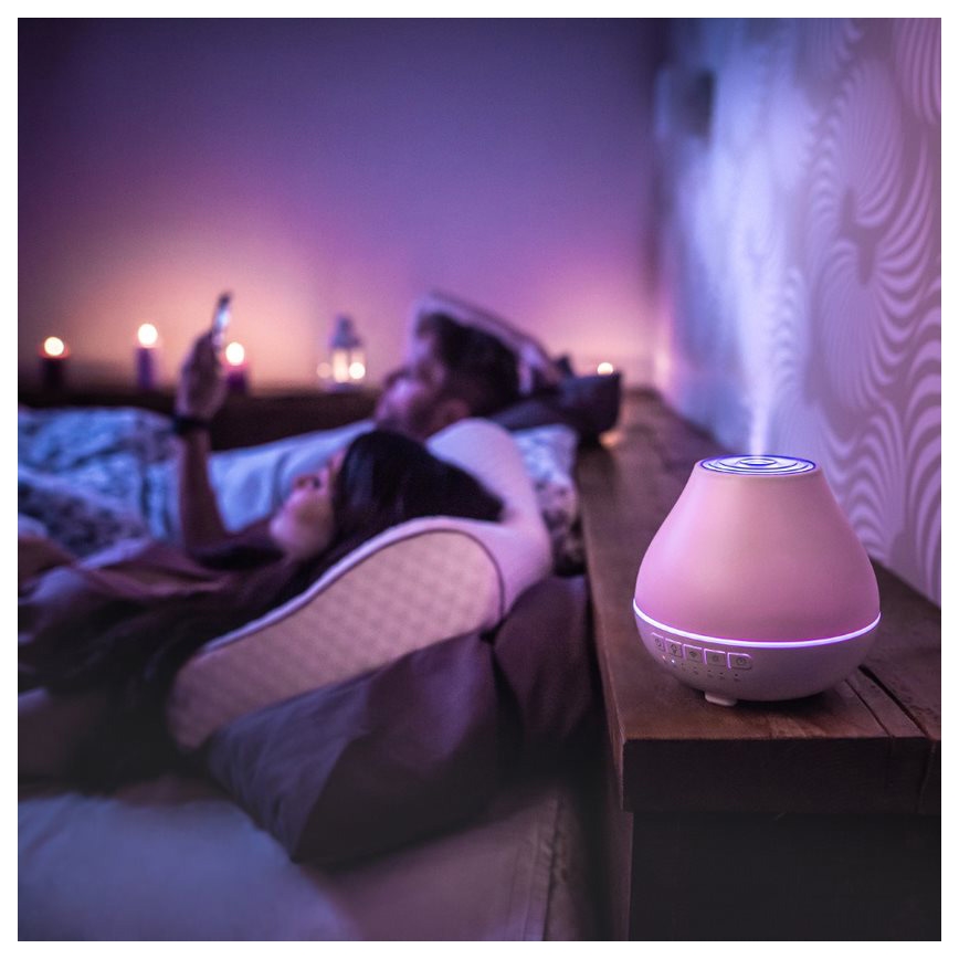 TESLA Smart - LED Smart Aromadiffusor mit Hintergrundbeleuchtung LED/10W/24V Wi-Fi