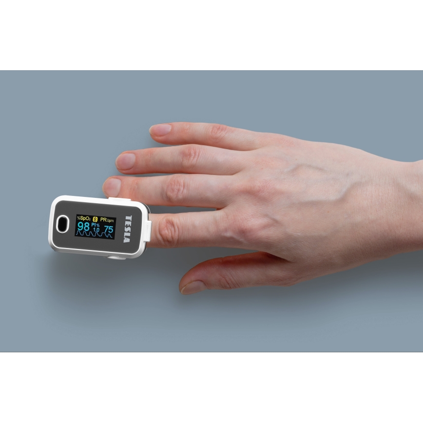 TESLA Smart - Smart-Puls-Oxymeter 2xAAA IP22