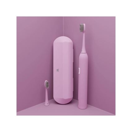 TESLA Smart - Smart-Schallzahnbürste TS200 DELUXE rosa