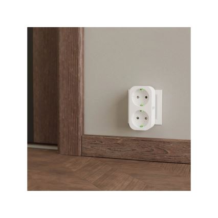 TESLA Smart - Smart-Steckdosenverteiler 2x16A/230V Typ F Wi-Fi Tuya
