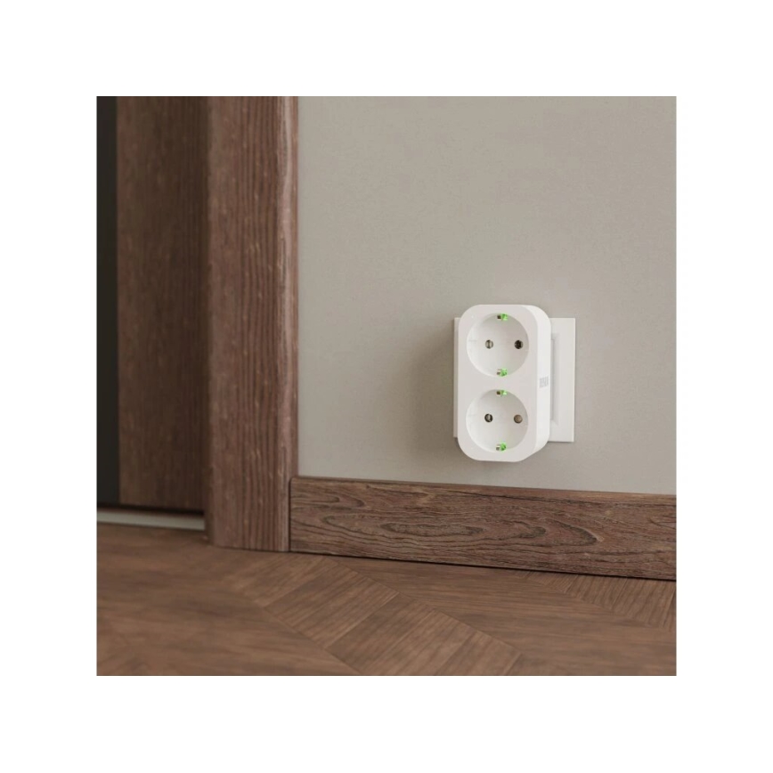 TESLA Smart - Smart-Steckdosenverteiler 2x16A/230V Typ F Wi-Fi Tuya