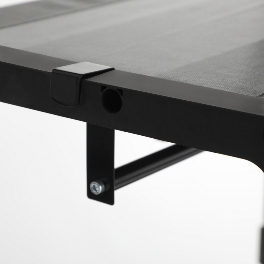 Textil-Kleiderschrank MATIS mit Einlegeböden und Kleiderstange 140x174 cm grau