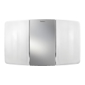 theben - LED-Wandstrahler 2xLED/10W/230V silber IP55