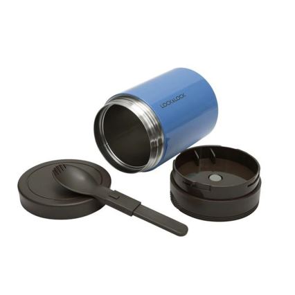 Thermosbehälter für Speisen und Getränke WAVE 0,5 l blau