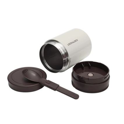 Thermosbehälter für Speisen und Getränke WAVE 0,5 l, weiß