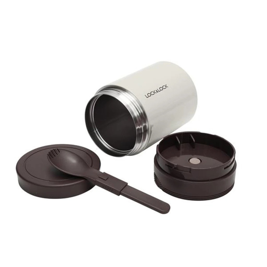 Thermosbehälter für Speisen und Getränke WAVE 0,5 l, weiß