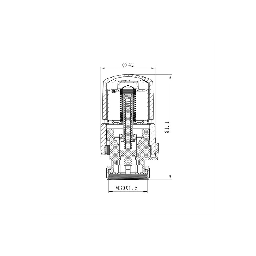 Thermostatkopf M30x1,5