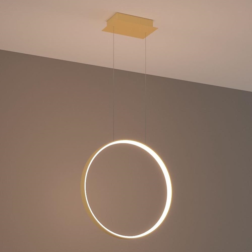 Thoro TH.220 - LED-Hängeleuchte RIO LED/30W/230V CRI 90 3000K d 55 cm golden