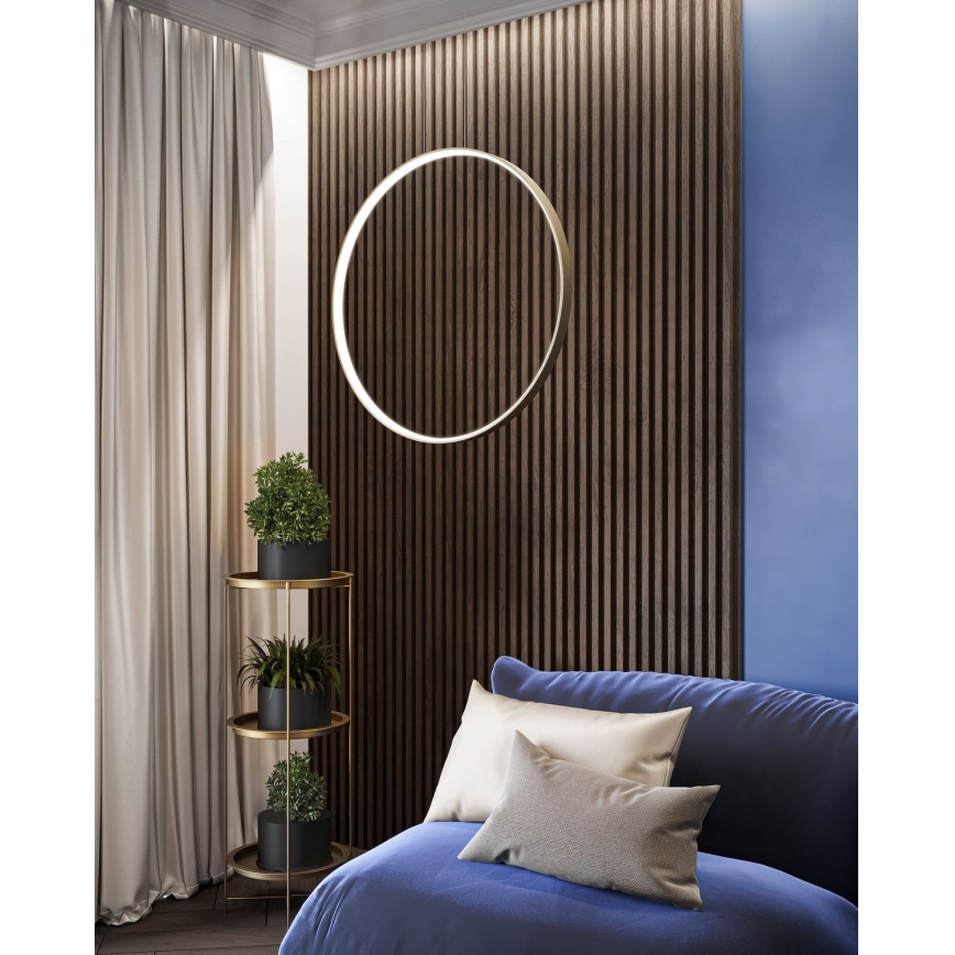 Thoro TH.221 - LED-Hängeleuchte RIO LED/30W/230V CRI 95 4000K d 55 cm golden