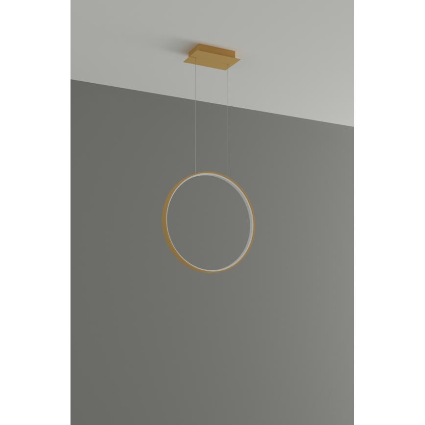 Thoro TH.221 - LED-Hängeleuchte RIO LED/30W/230V CRI 95 4000K d 55 cm golden