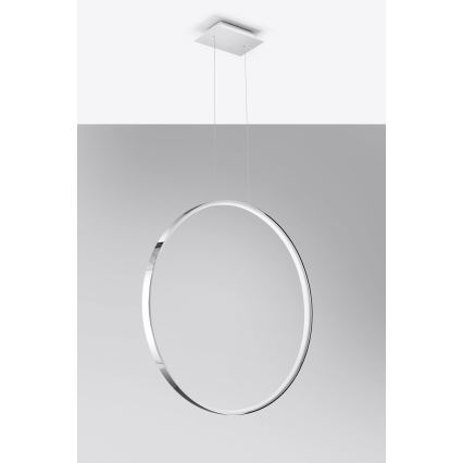 Thoro TH.249 - LED-Hängeleuchte RIO LED/50W/230V CRI 90 4000K d 78 cm glänzendes Chrom
