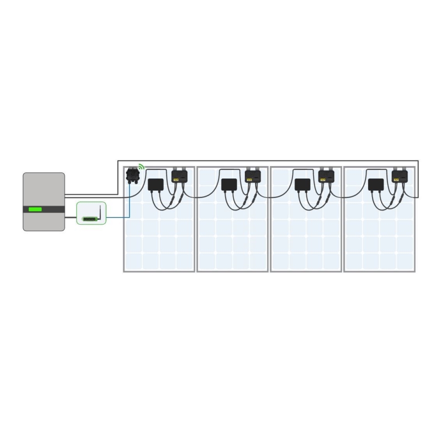 Tigo TS4-A-O 700W - Solarpanel-Optimierer, 1,2m Kabel, MC4