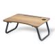 Tisch für Bett SEHPA 20x60 cm Birke braun/schwarz