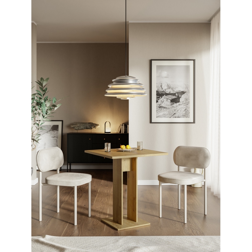 Tisch STRAPO 68x68 cm Wotan-Eiche
