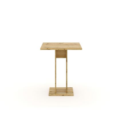 Tisch STRAPO 68x68 cm Wotan-Eiche